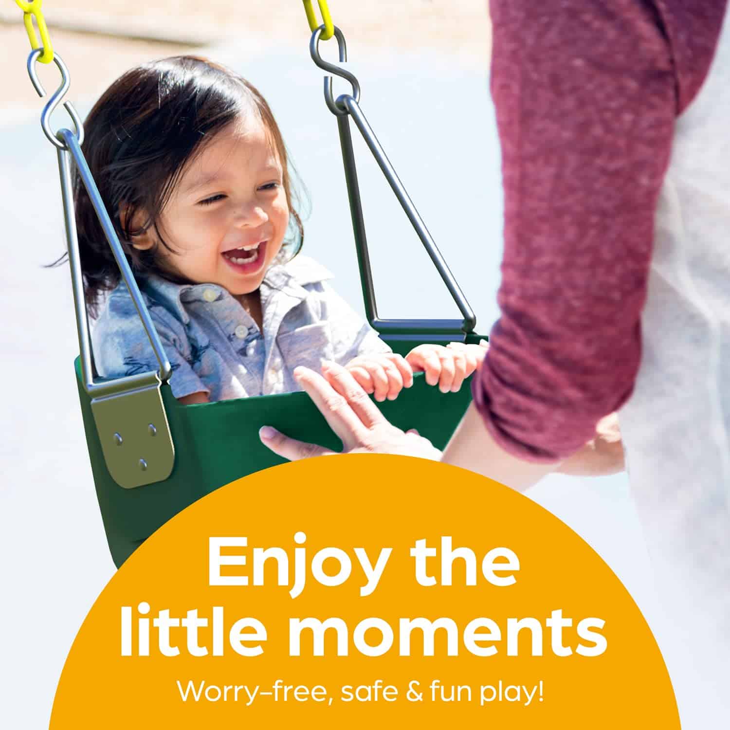 Columpio para bebé Jungle Gym Kingdom - Resistente, con - Imagen 10