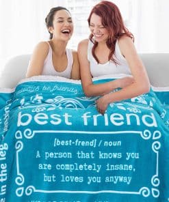 Manta Divertida FILO ESTILO para la Mejor Amiga, Amistad,