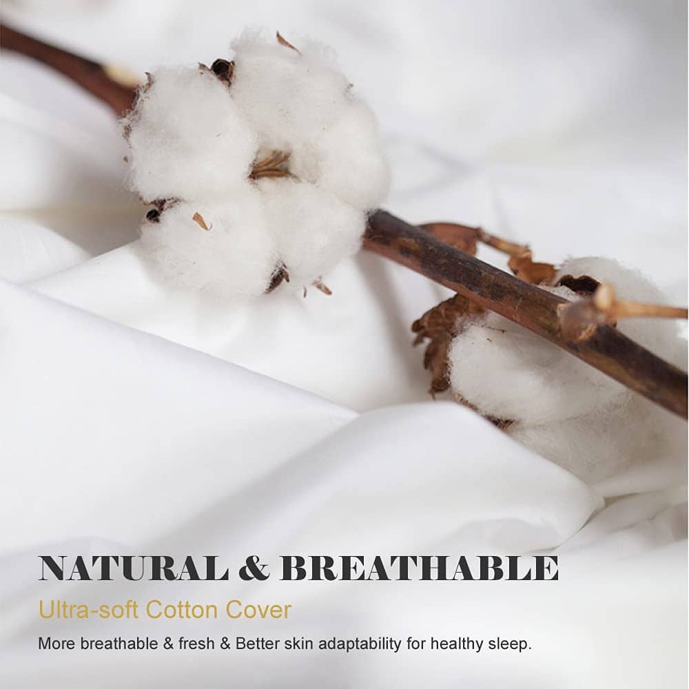 Edredón de Plumas de Ganso Orgánico TOPGREEN Tamaño Queen - - Imagen 5