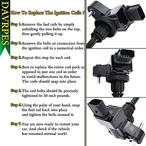 Conjunto de 4 Bobinas de Encendido UF680 12654078 - Imagen 7