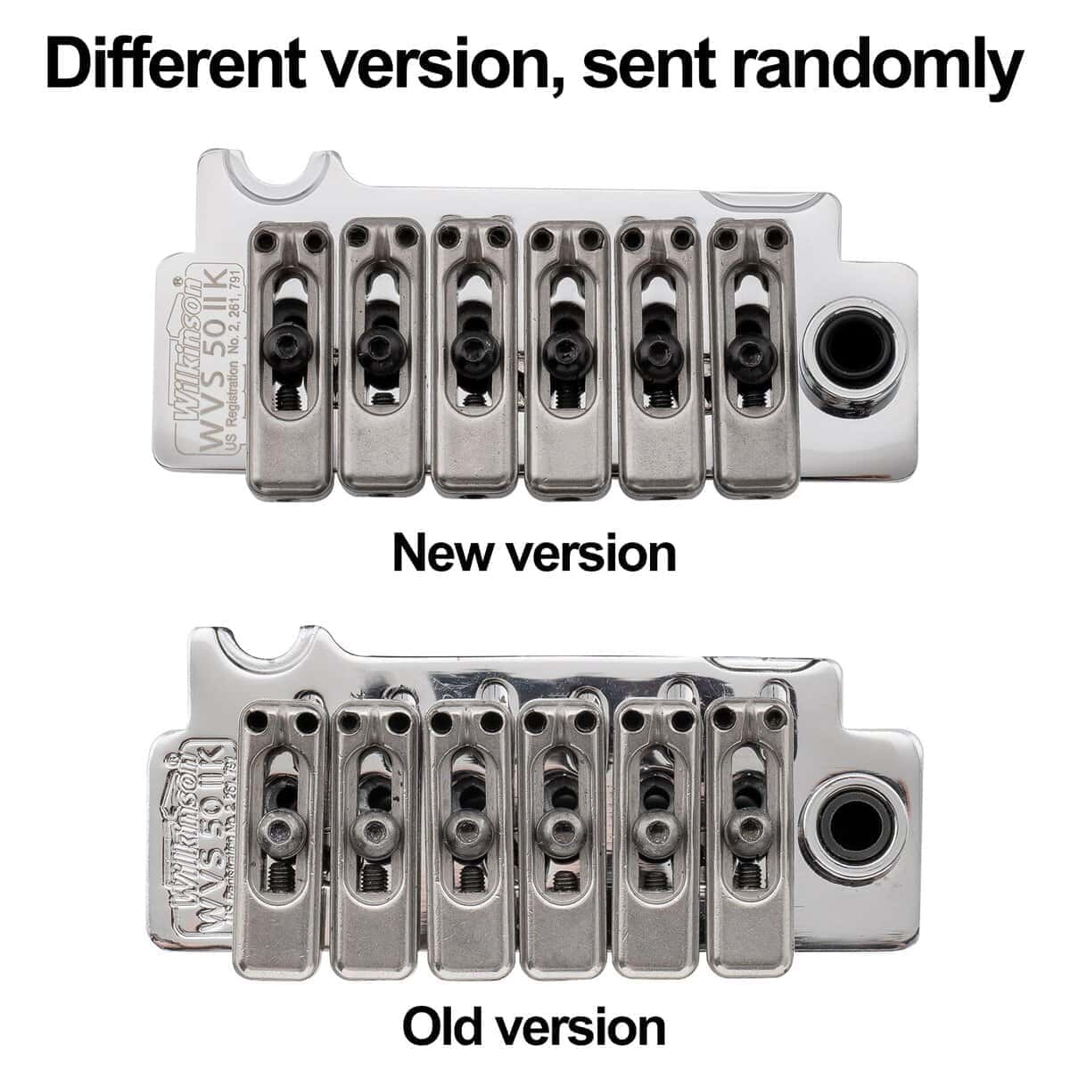 Puente de trémolo Wilkinson WVS50IIK de 52,5 mm con - Imagen 8