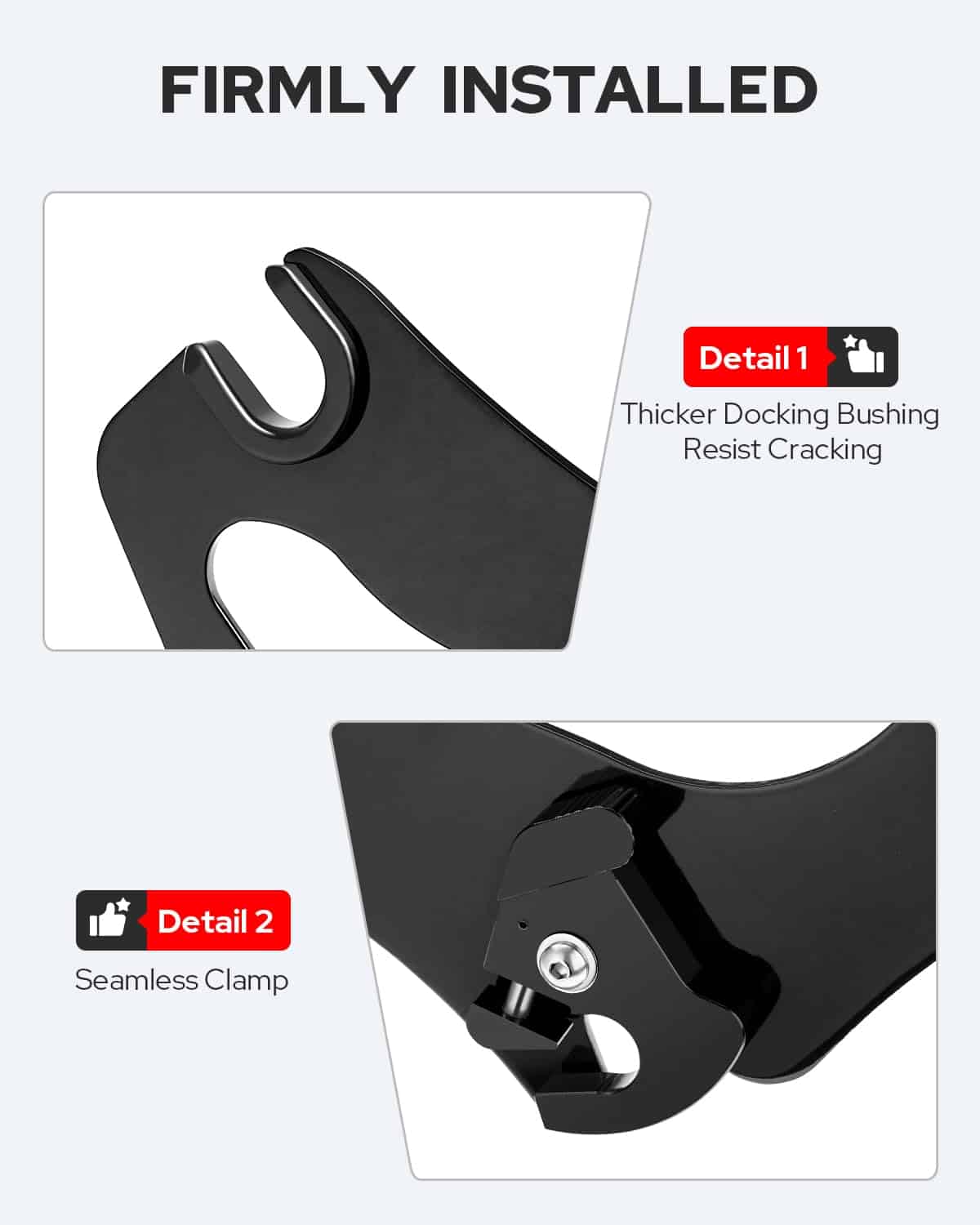 Benlari Contraste Negro Plegable Equipaje Soporte de - Imagen 7