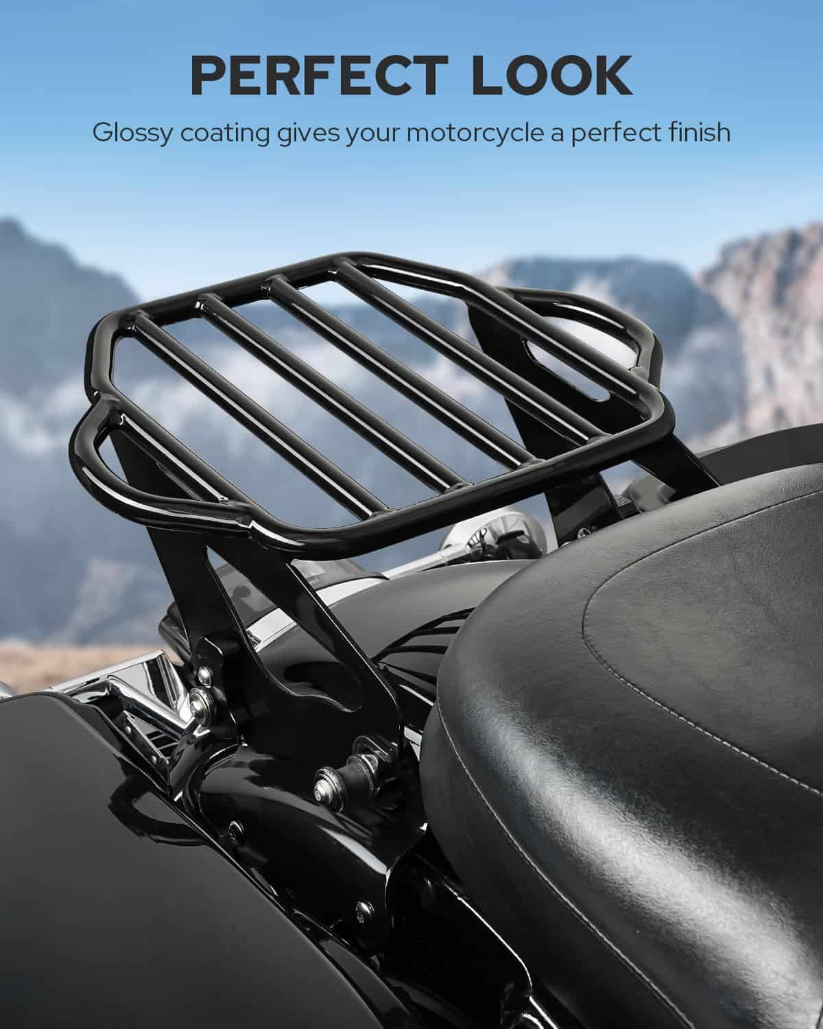 Benlari Contraste Negro Plegable Equipaje Soporte de - Imagen 6