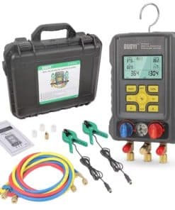 Manómetro Digital para 93 Refrigerantes Set de Manómetro