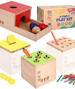 Kit de juegos nanayo 4-en-1 Incluye Caja de Permanencia de