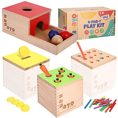 Kit de juegos nanayo 4-en-1 Incluye Caja de Permanencia de