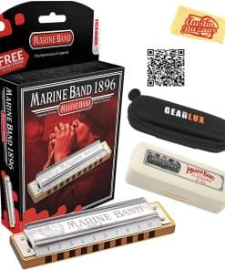 Armonica Hohner Marine Band 1896 - Tono de C con Estuche,