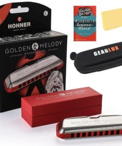 Armonica Hohner Golden Melody - Llave de C con Estuche con