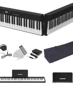 NikoMaku Piano Keyboard 88 Keys Folding Electric Keyboard