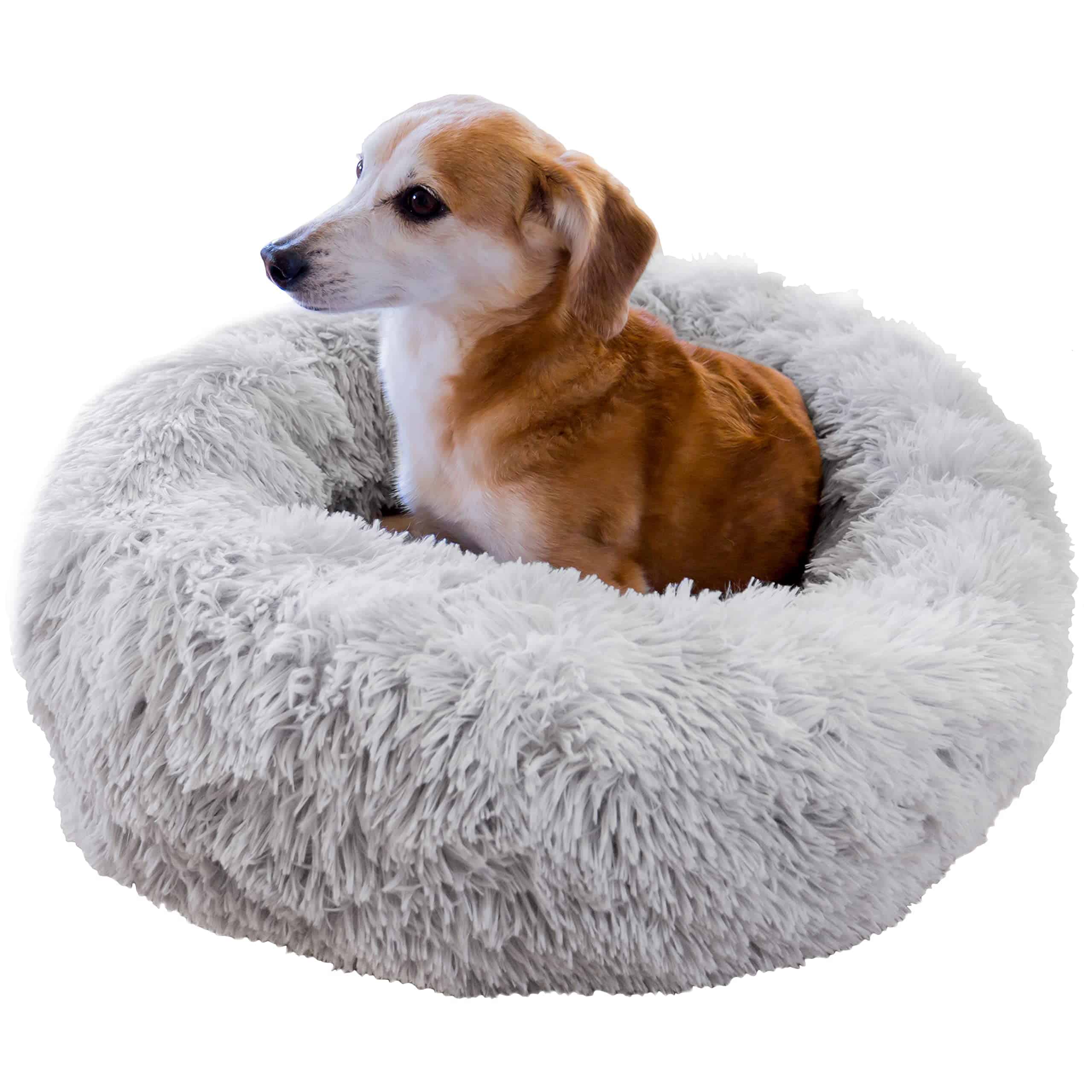 Cama Redonda para Mascotas Youngever, Cama Calmante para