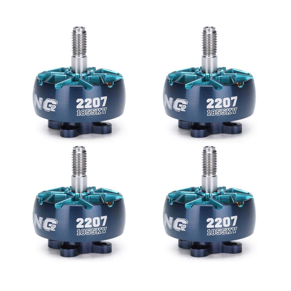 iFlight 4pcs XING2 2207 1855KV 6S Motor FPV Unibell con Eje
