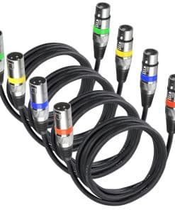 Cables XLR de 3 Pines MAD OWL Macho Hembra, Cable de
