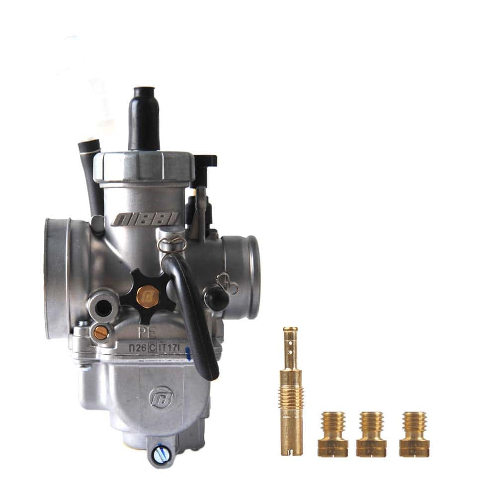Carburador NIBBI Oxidado PE26mm Compatible con Motocicletas
