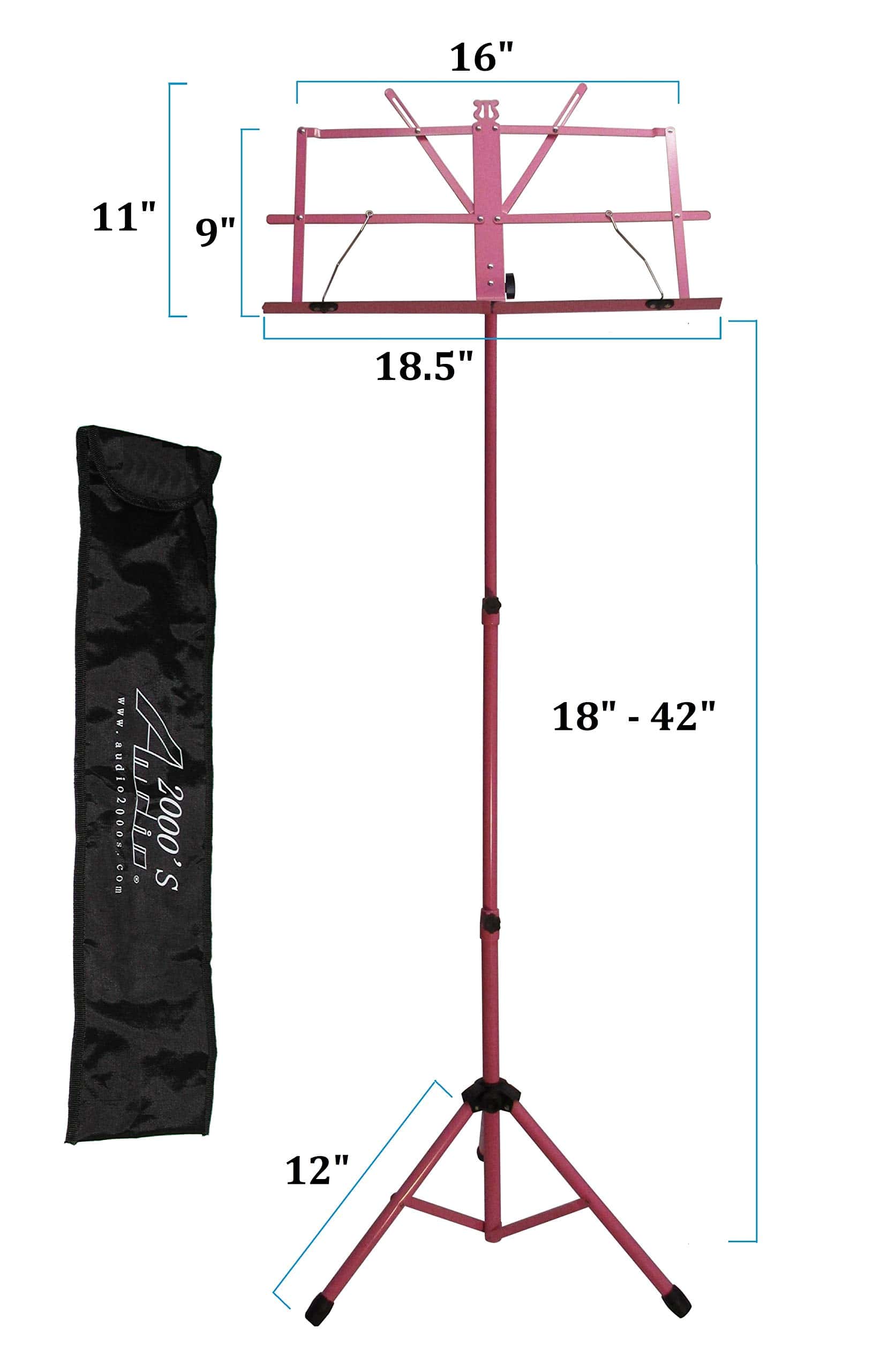 Soporte para Partituras Plegable de Acero Portátil - Imagen 3