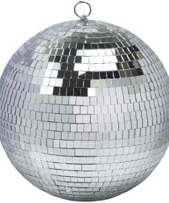 Esfera de Espejo de 12" para Fiesta Disco, Luz de Escenario