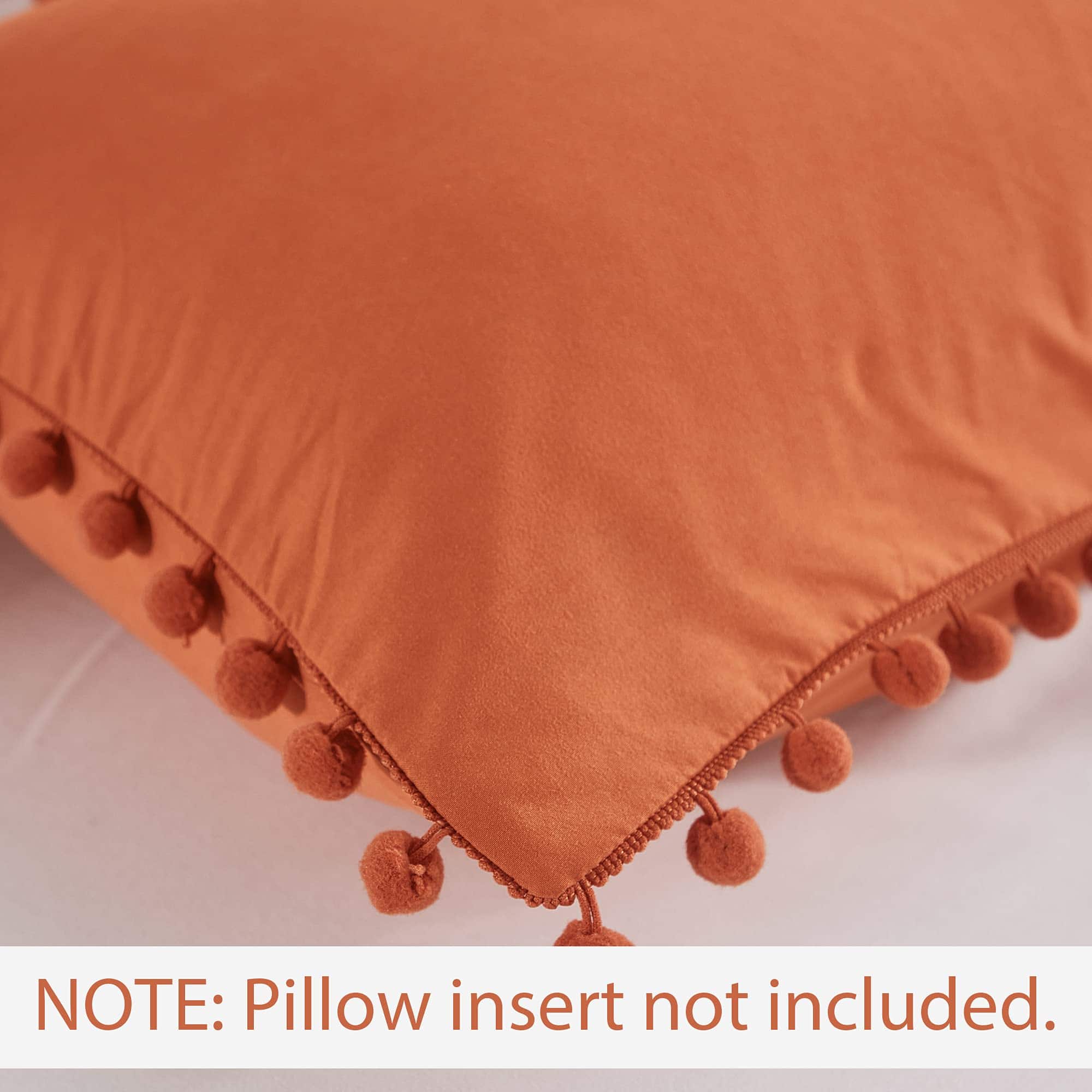 Andency Juego de Funda nórdica con Flecos de Pom Pom Tamaño - Imagen 7