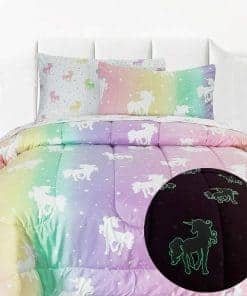 Set de Confortador 7 Piezas Unicornio y Estrellas que