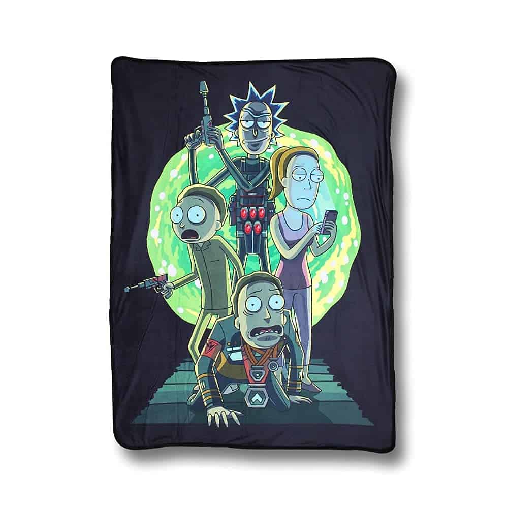 Manta JUST FUNKY Rick and Morty 45 x 60 pulgadas | Manta de - Imagen 10
