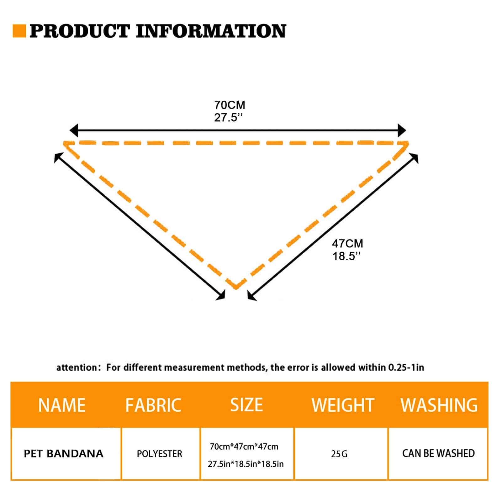 Conjunto de 5 pañuelos para perros Howilath - Pañuelo en - Imagen 3