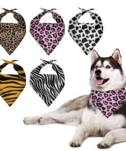 Conjunto de 5 pañuelos para perros Howilath - Diseño de