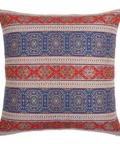 Fundas de cojín grandes Kilim de Pillowerus en Rojo y Azul