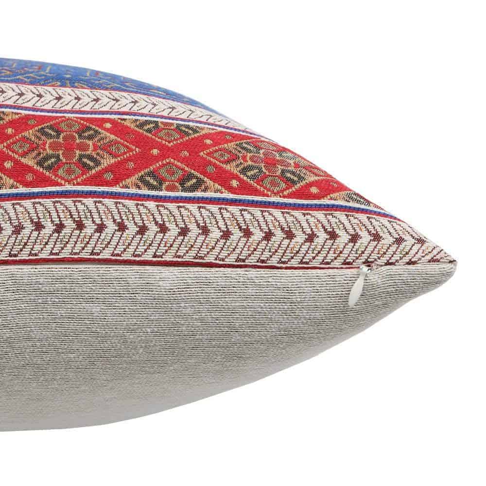 Fundas de cojín grandes Kilim de Pillowerus en Rojo y Azul - Imagen 4