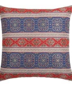 Fundas de cojín étnicas tejidas de estilo suroeste rojo y