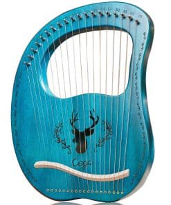 Arpa Lira 19 Cuerdas Metálicas Estilo Grecia Antigua Forma