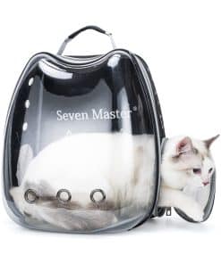Mochila Transportadora de Cápsula Espacial para Gatos Seven