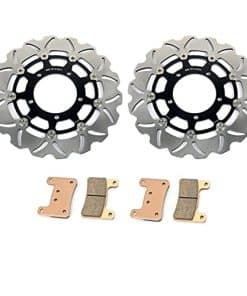 Juego de Discos y Pastillas de Freno Delanteros para Suzuki