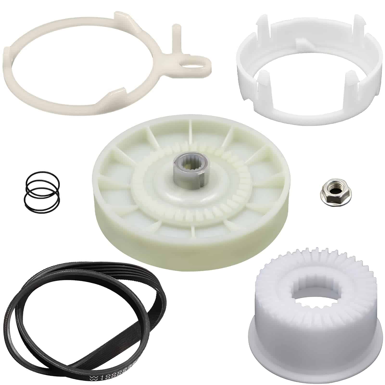 Juego de embrague de polea de lavadora W10721967, kit de