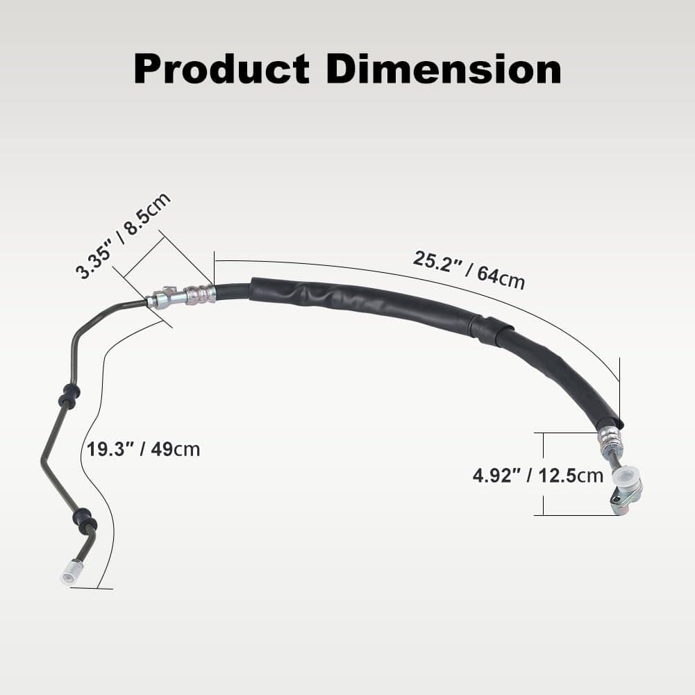 Manguera de presión de dirección asistida compatible con - Imagen 4
