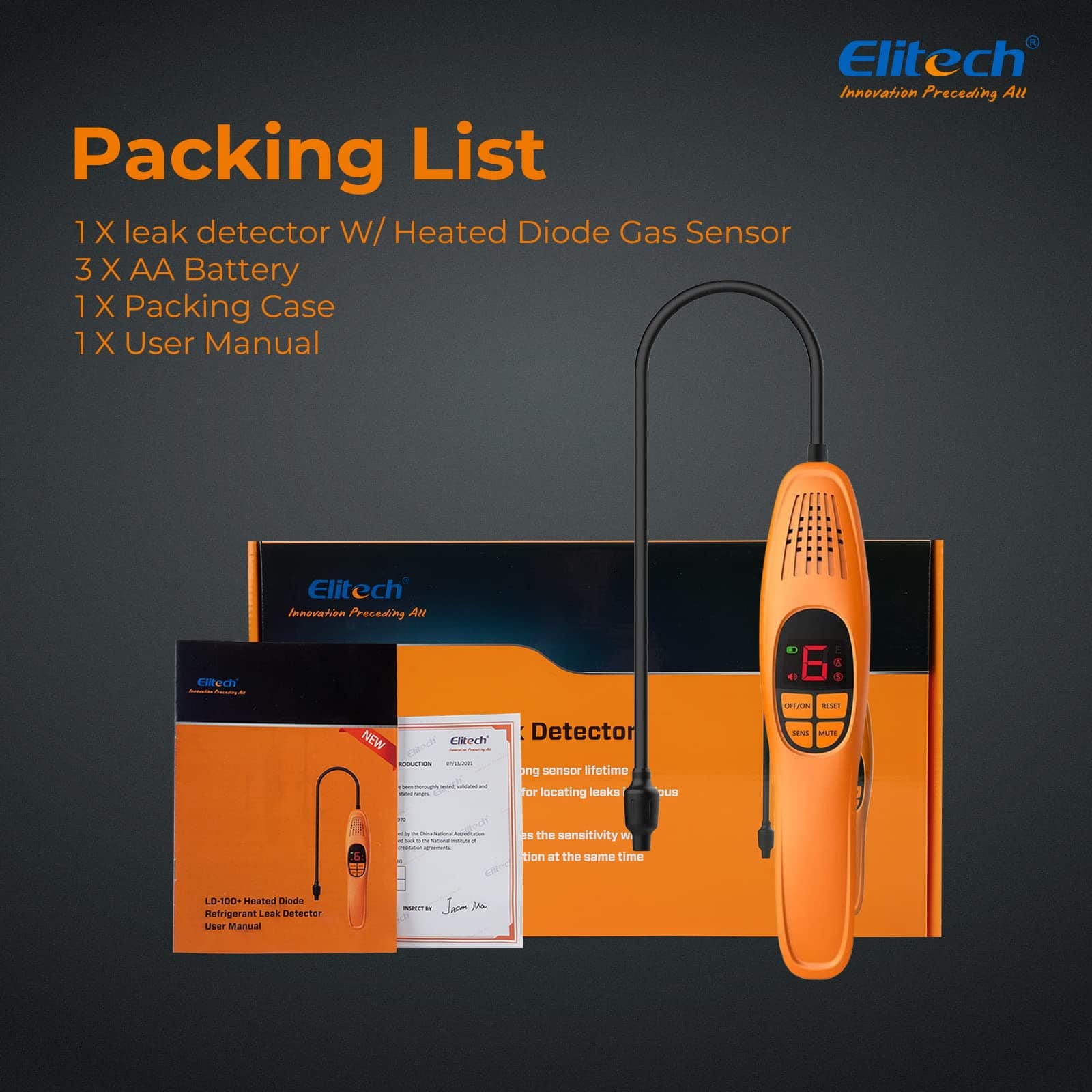 Detector de Fugas de Refrigerante Elitech, Detector de - Imagen 9