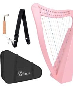 Arpa Lira de 15 cuerdas 22 pulgadas Instrumento Musical de