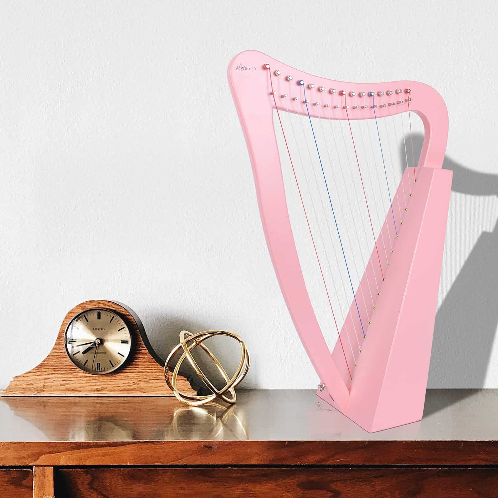 Arpa Lira de 15 cuerdas 22 pulgadas Instrumento Musical de - Imagen 8