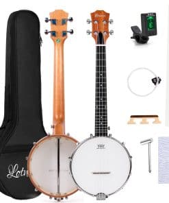 Banjolele, Banjolele de Viaje Sapele de 26 Pulgadas con 4