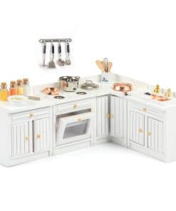 Conjunto de Muebles de Casa de Muñecas SAMCAMI - Muebles en