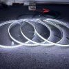 Luces de Aro de Rueda LED Iluminadas en Blanco Puro de
