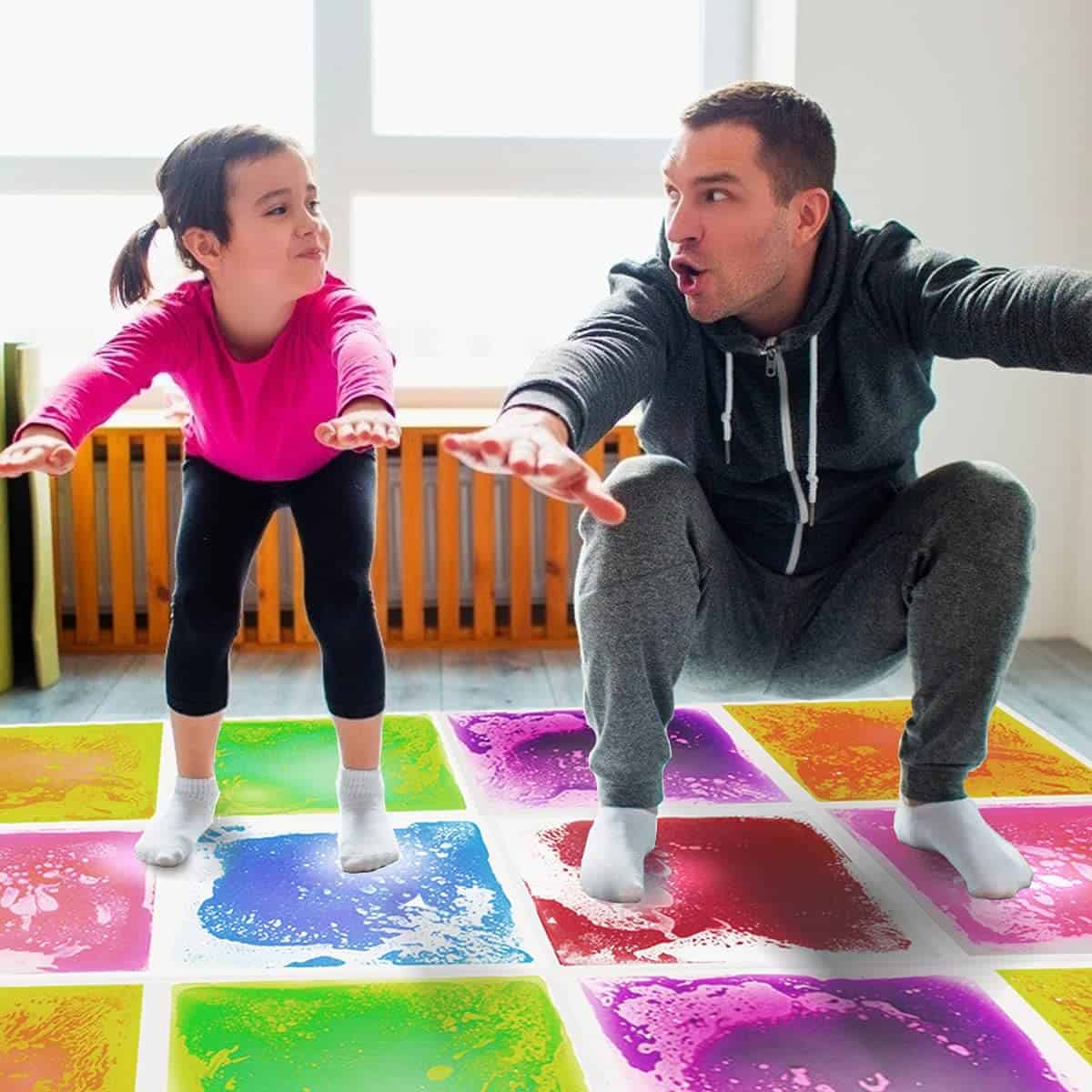 edusense Sensory Floor Tiles, Azulejos de suelo líquidos - Imagen 7