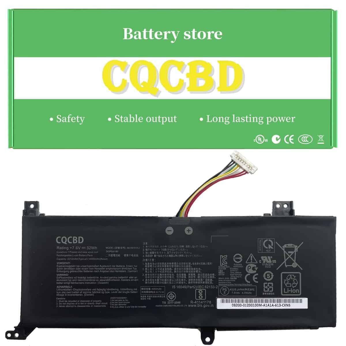 Batería CQCQ B21N1818 C21N1818 C21N1818-2 0B200-03280500