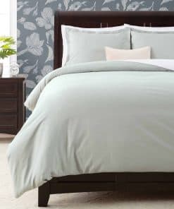 Juego de Funda Nórdica Sólida Premium -Salvia