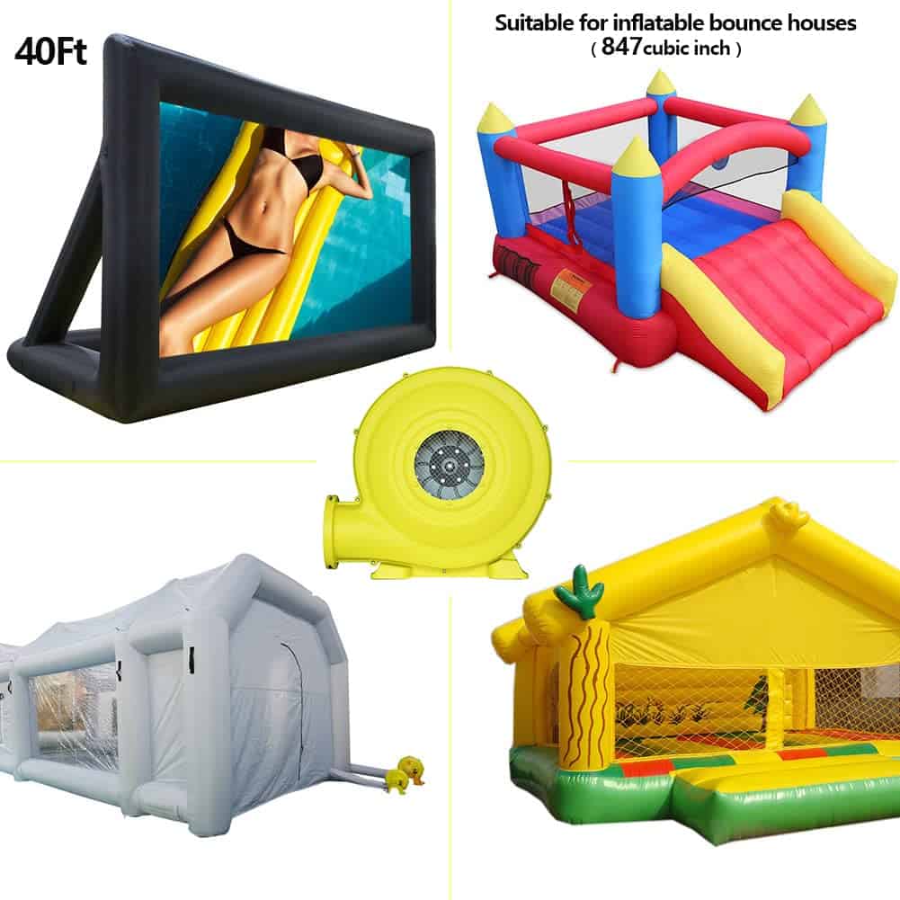 Yimukaka 1200W?1.5HP? Soplador de Aire, Soplador Comercial - Imagen 7