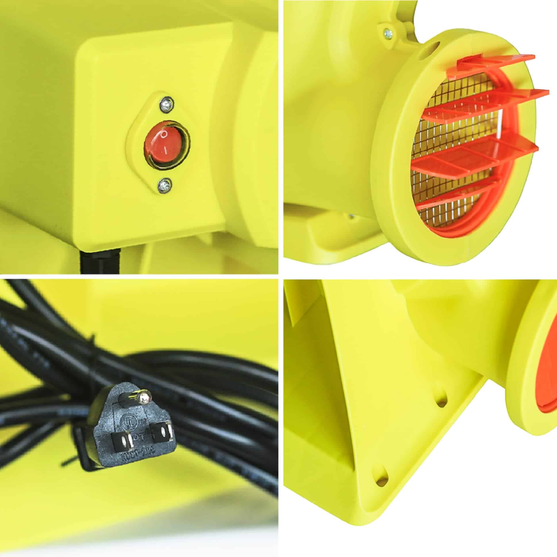 Yimukaka 1200W?1.5HP? Soplador de Aire, Soplador Comercial - Imagen 6