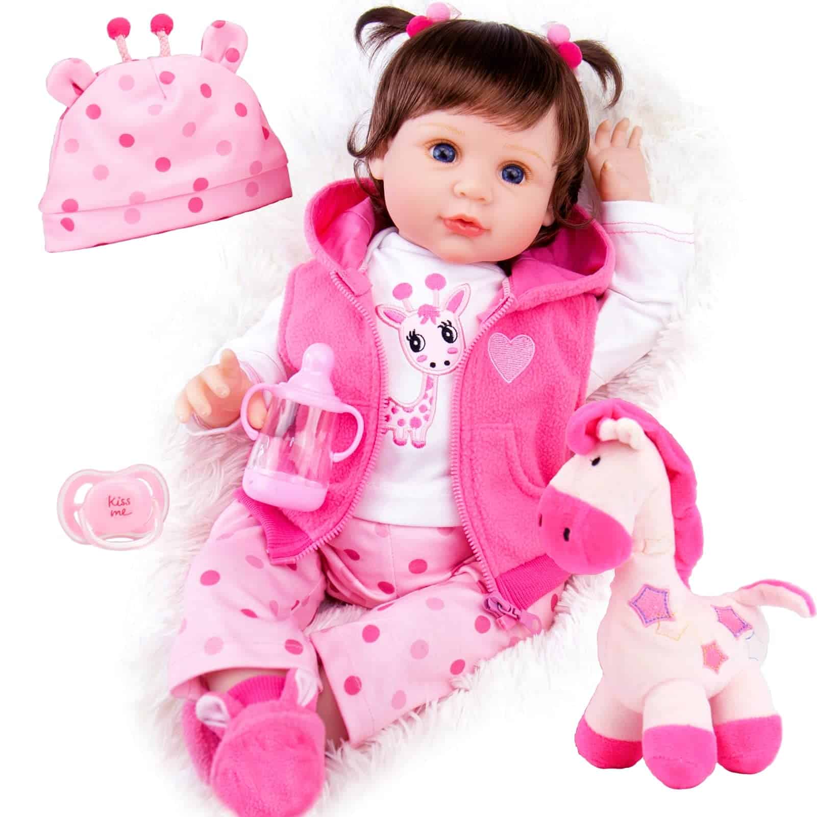 Muñeca Reborn de niña Milidool, Muñeca Realista de 22
