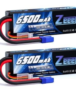 Batería Zeee 2S Lipo 6500mAh 7.4V 120C Estuche Rígido