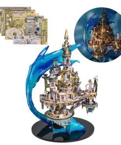 Rompecabezas metálico 3D para adultos Atlantis Palace, Lost