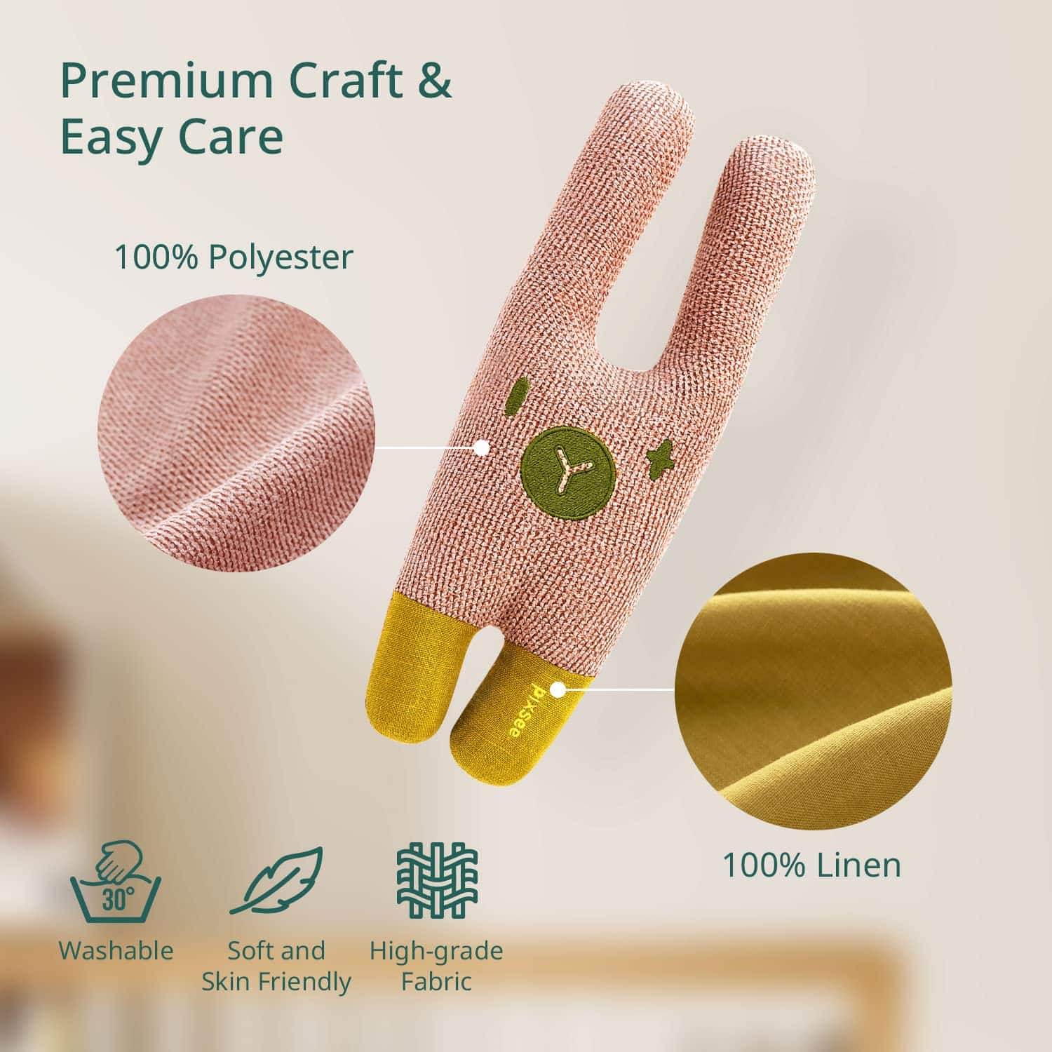 Pixsee, Peluche de Juguete Infantil con Listas de - Imagen 7