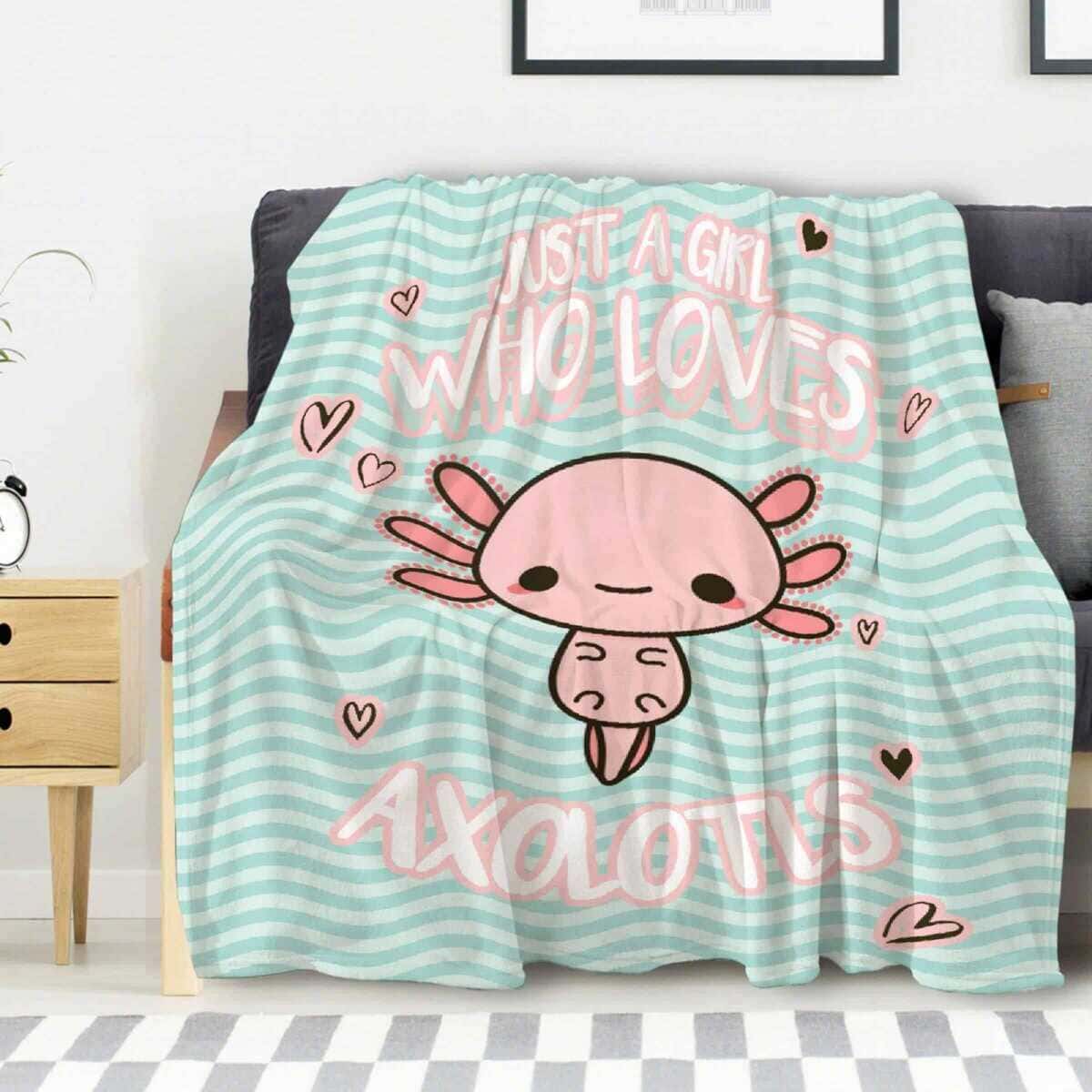 Manta de Franela Avalokitesvara Just A Girl Who Loves