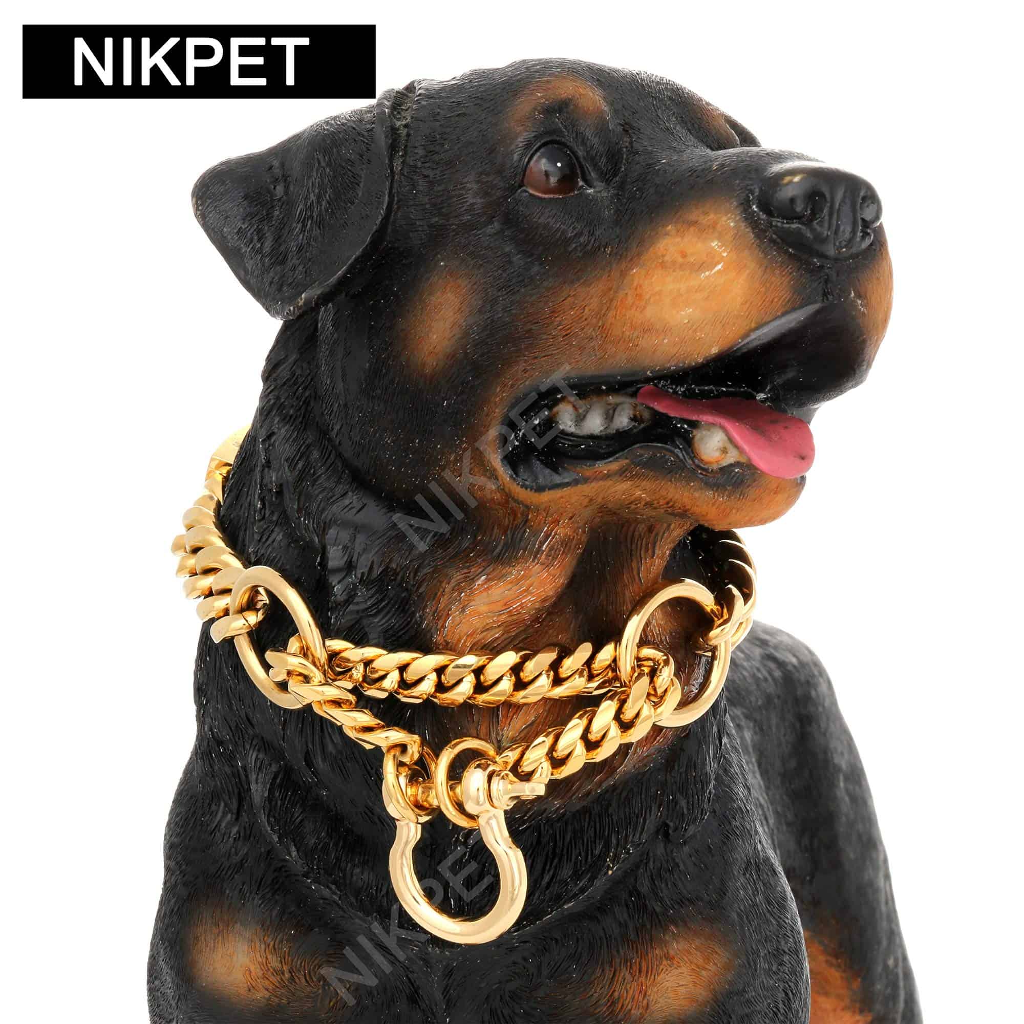 Collar de Cadena Ajustable para Perros, Collar de Ahorque - Imagen 5