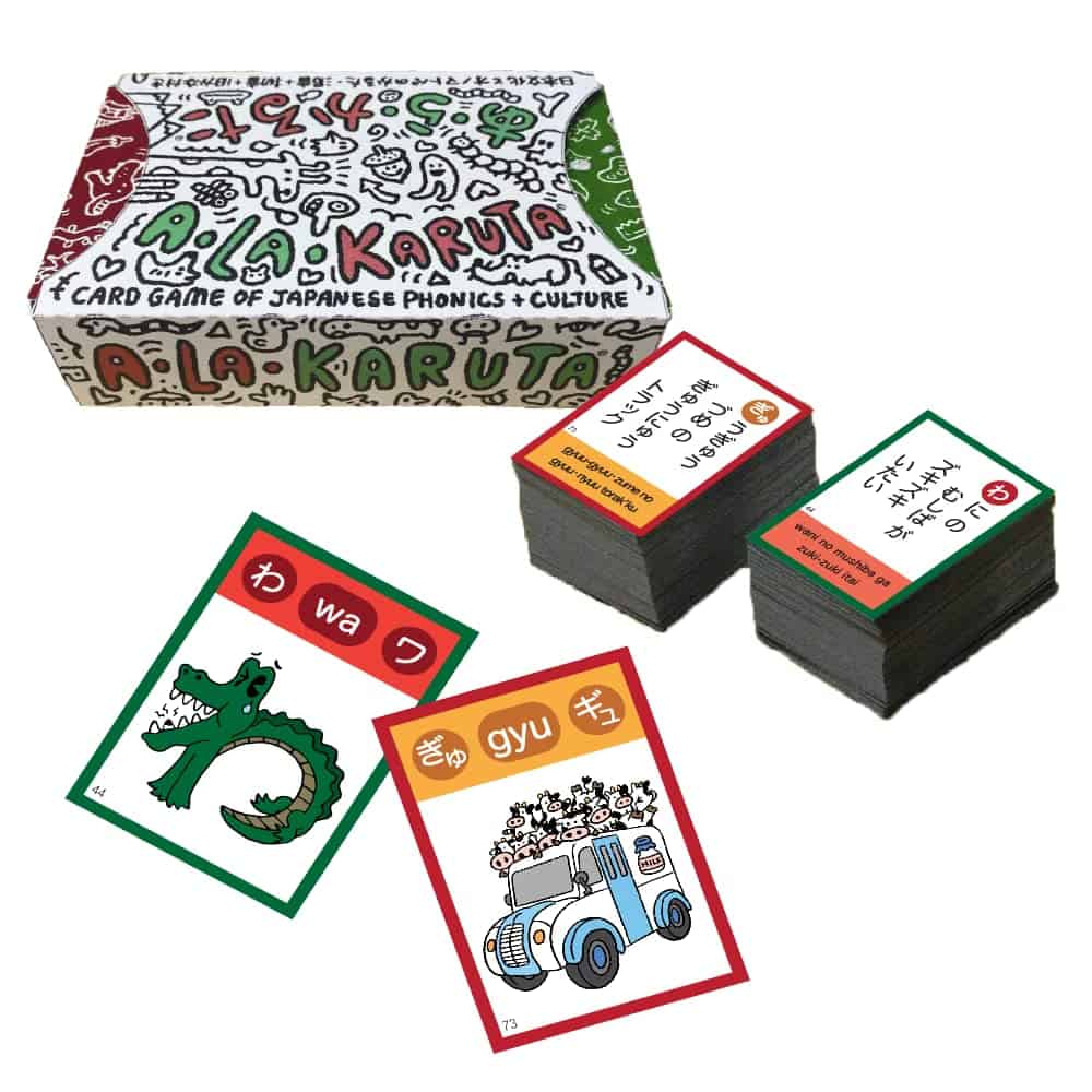 Tarjetas de Flash A La Karuta de Fonética Japonesa,